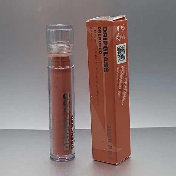 5 For $25 Item🌸 Morphe Dripglass Drenched Lip Gloss shade WET PEACH - Picture 3 of 5